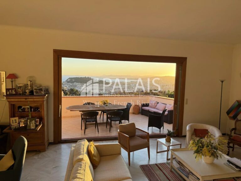 Villa 6P vue mer hauteur Mont Boron